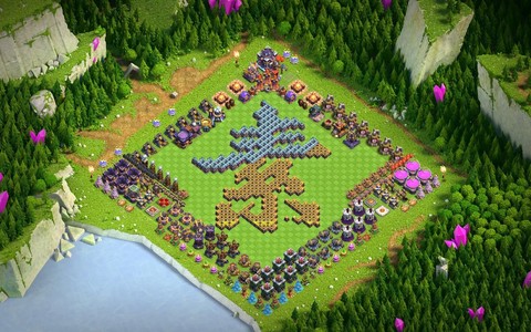 部落冲突新图怎么摆