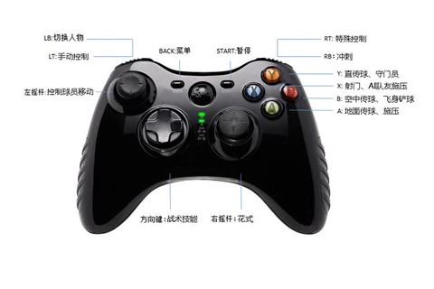 实况足球怎么和手柄