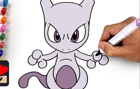 神奇宝贝怎么画超梦x[图1]