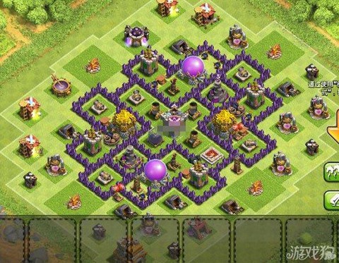 部落冲突7本怎么排阵